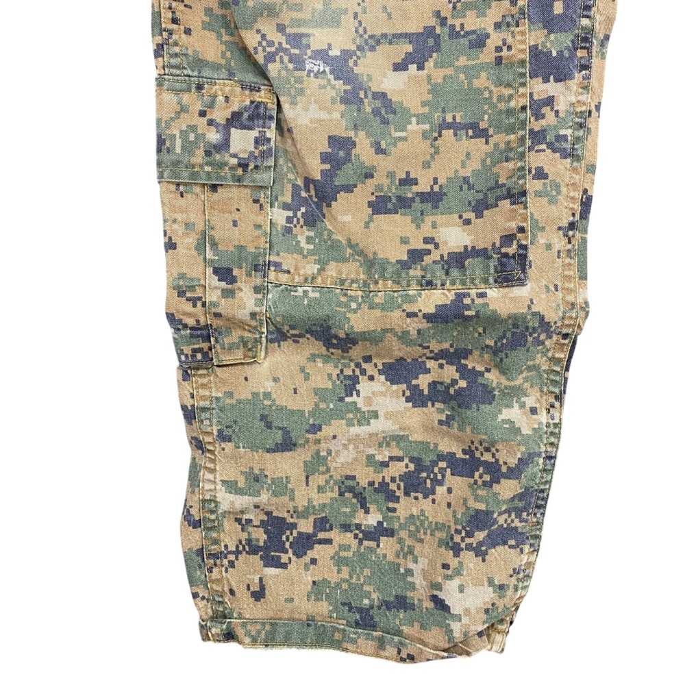 USMC FROG Woodland MARPAT Combat Trousers Mens M-R Green‎ Camo USA Military - Picture 3 of 14